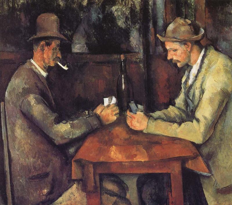 Paul Cezanne cards were Norge oil painting art